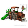 Steel Park Facility Kids Outdoor Playground Equipment Slide